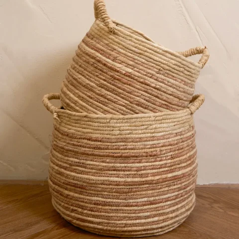 Corn Husk baskets 2 W