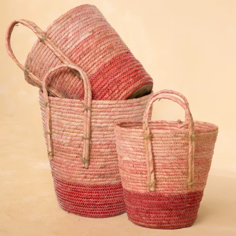 Pink Baskets 2 W
