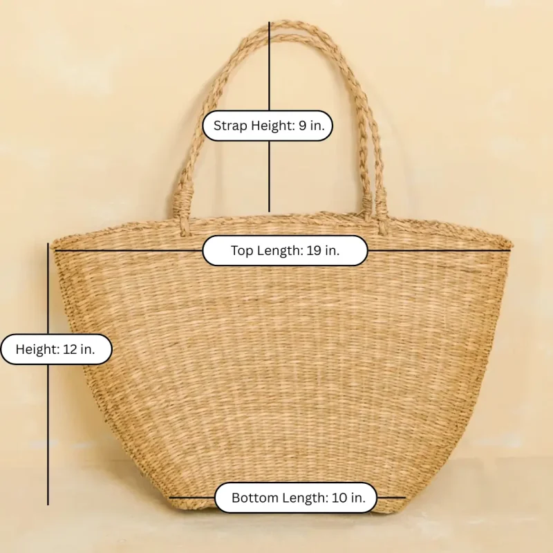 Farmers market Bag dimensions W