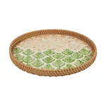 Blossoms & Leaves Motif Tray 2 W