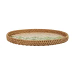 Blossoms & Leaves Motif Tray 5 W