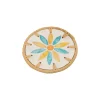 Design C (yellow and turquoise flower)