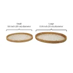 Shimmering Leaf Mosaic Tray 7 W