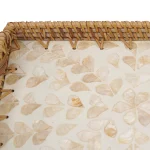 Shimmering Petals rectangle tray 4 W