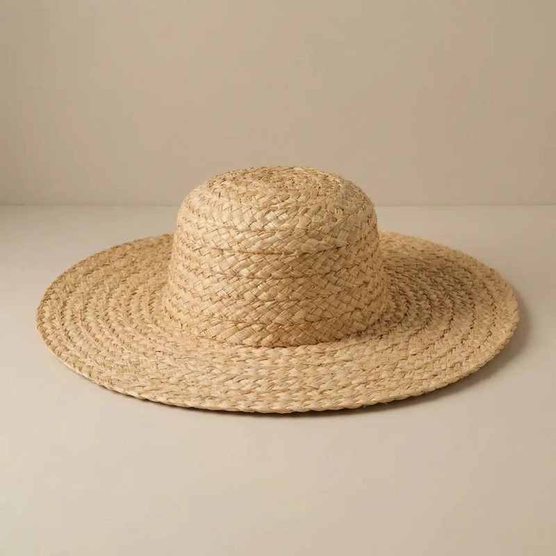 raffia sun hat product 1 W