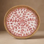 Crimson Petal Design tray W