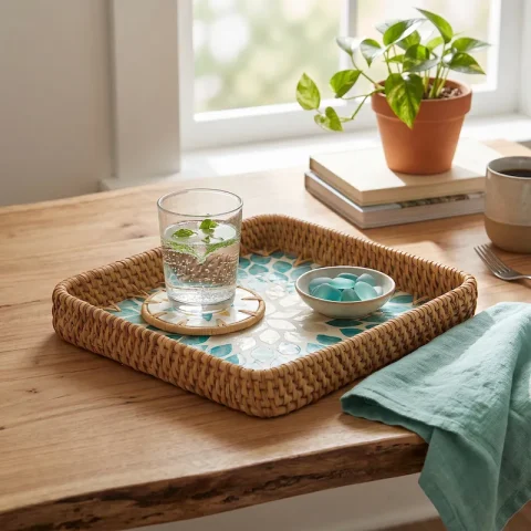 Turquoise Leaf Bundle lifestyle W