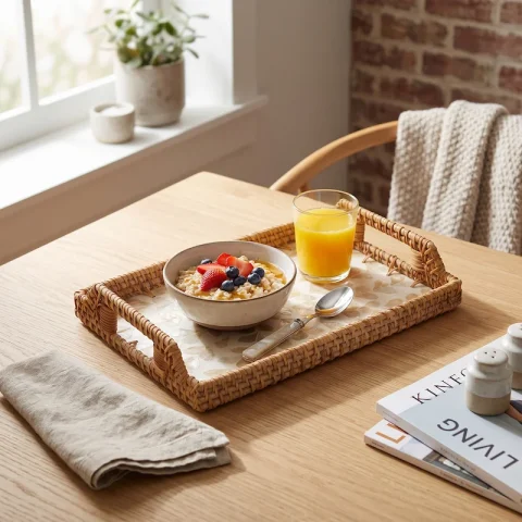 shimmering petals tray lifestyle W
