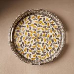 mother of pearl round tray golden thicket overhead